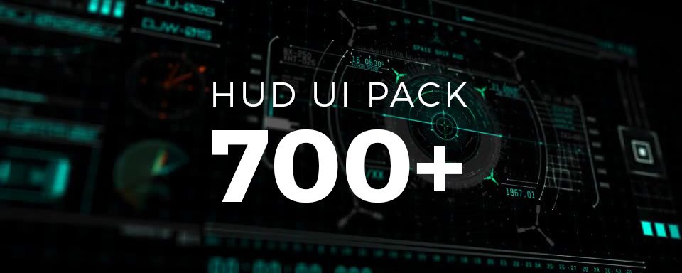 Videohive - Hud UI Pack 700+ for After Effects hud ui FI