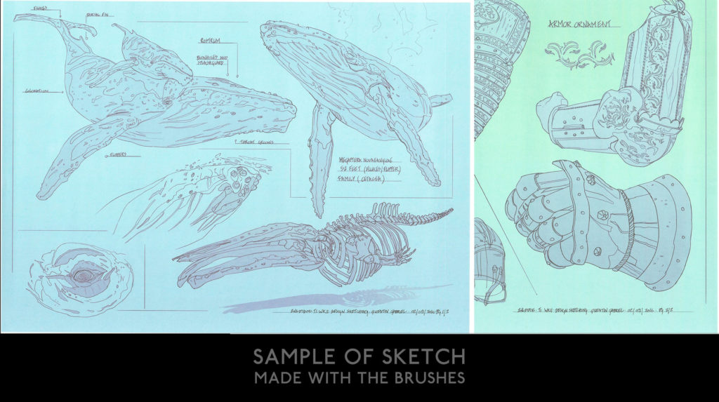 ArtStation - Traditional Brush by Quentin Gabriel Preview 5