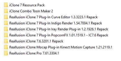 Reallusion iClone Pro 7.61.3304.1 + Resources Pack and Plugins Full Version ripr7.61 SS