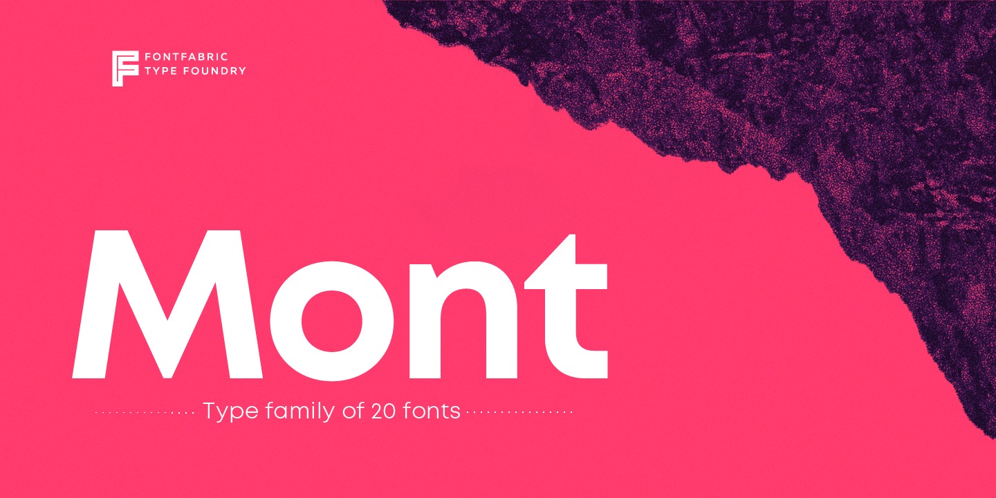 mont font family