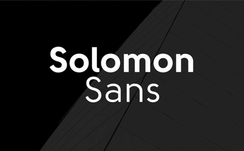 Solomon Sans Font Family Free Download