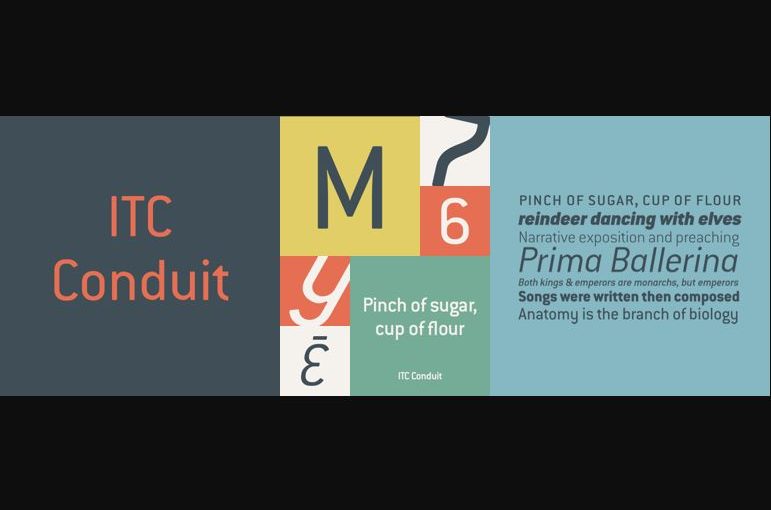 ITC Conduit Font Family Free Download