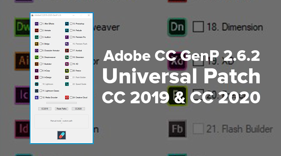Adobe CC 2020 GenP  Universal Patch Crack for Adobe CC 2020 Full  Version | Download Pirate
