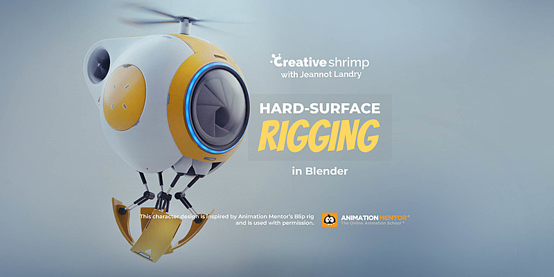 Creative Shrimp - Hard Surface Rigging In Blender Free Download | Download  Pirate