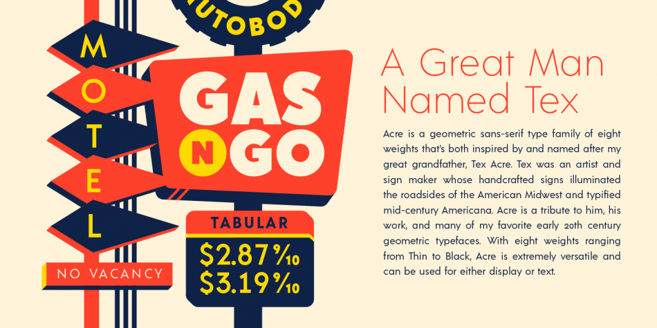 Acre Font Family Free Download