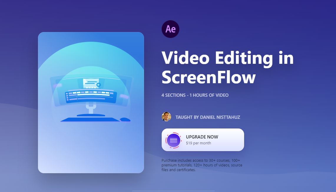 Video Editing in ScreenFlow