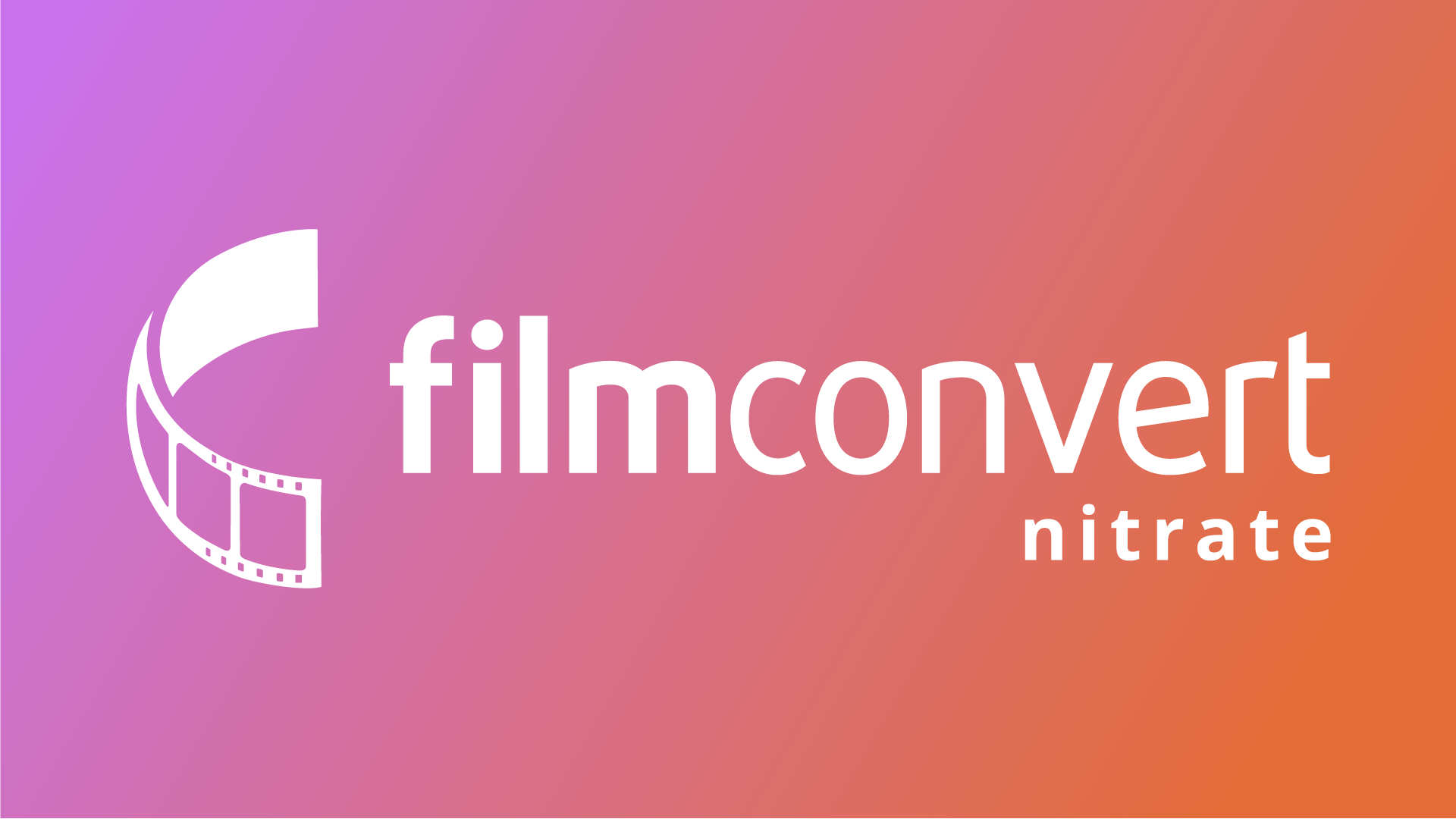 White FIlmConvert Nitrate Logo