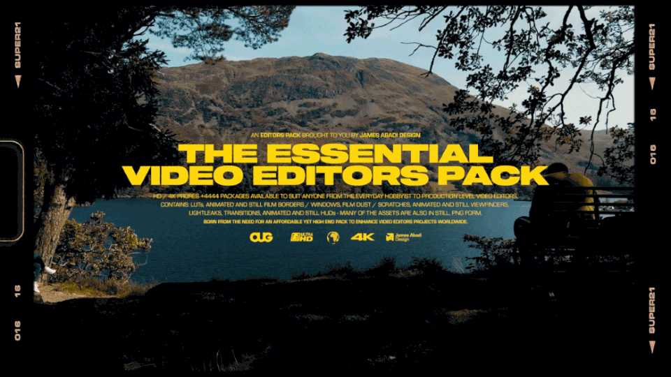 James Abadi Design The Essential Video Editors Pack HD