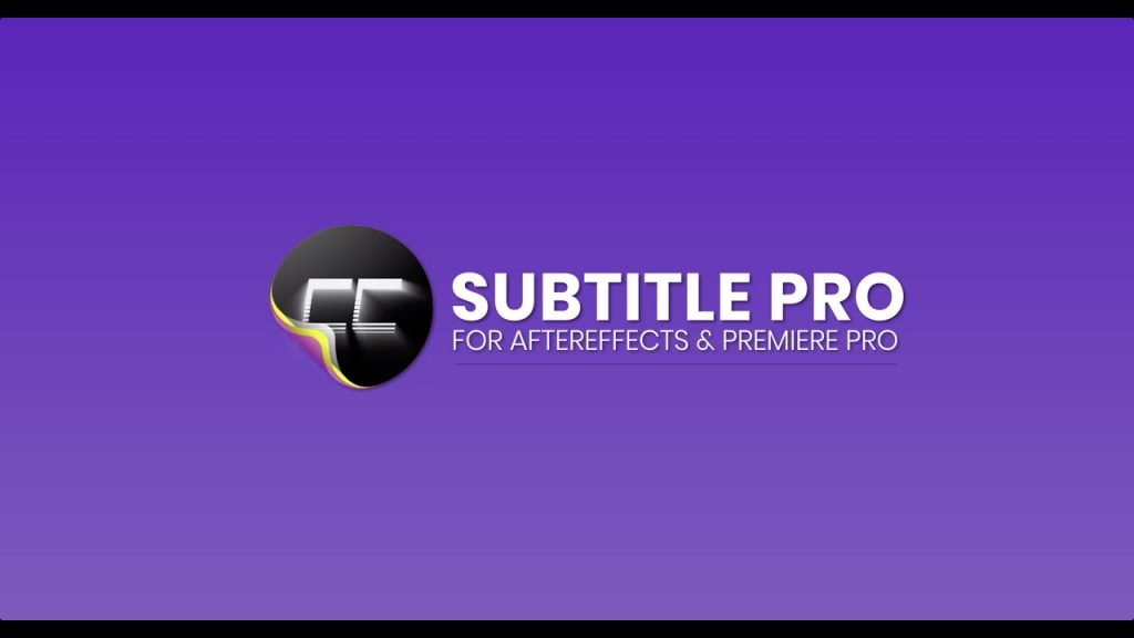 Aescripts Subtitle Pro