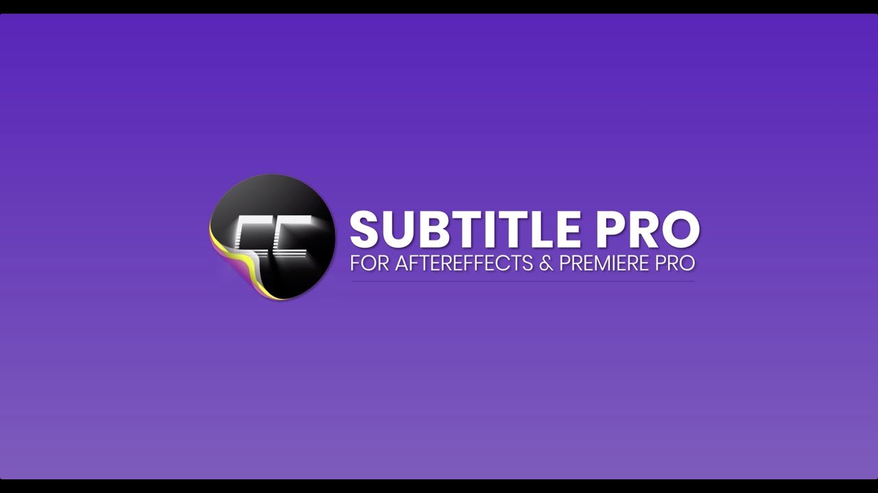 AEScripts Subtitle Pro v2.8.0 WIN/MAC Full Version Free