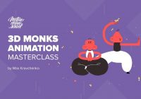 Motion Design School 3D Monks Animation