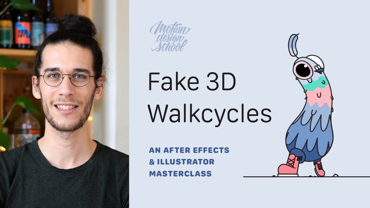 Motion Design School Fake 3D Walkcycles in After Effects