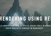 Rebelway Ocean Rendering Using Redshift