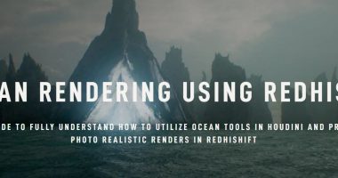 Rebelway Ocean Rendering Using Redshift