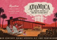 TGTS Atomica Mid Century Print Effects
