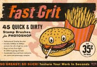 TGTS Fast Grit Brushes for Photoshop