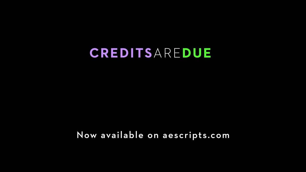 Credits Are Due