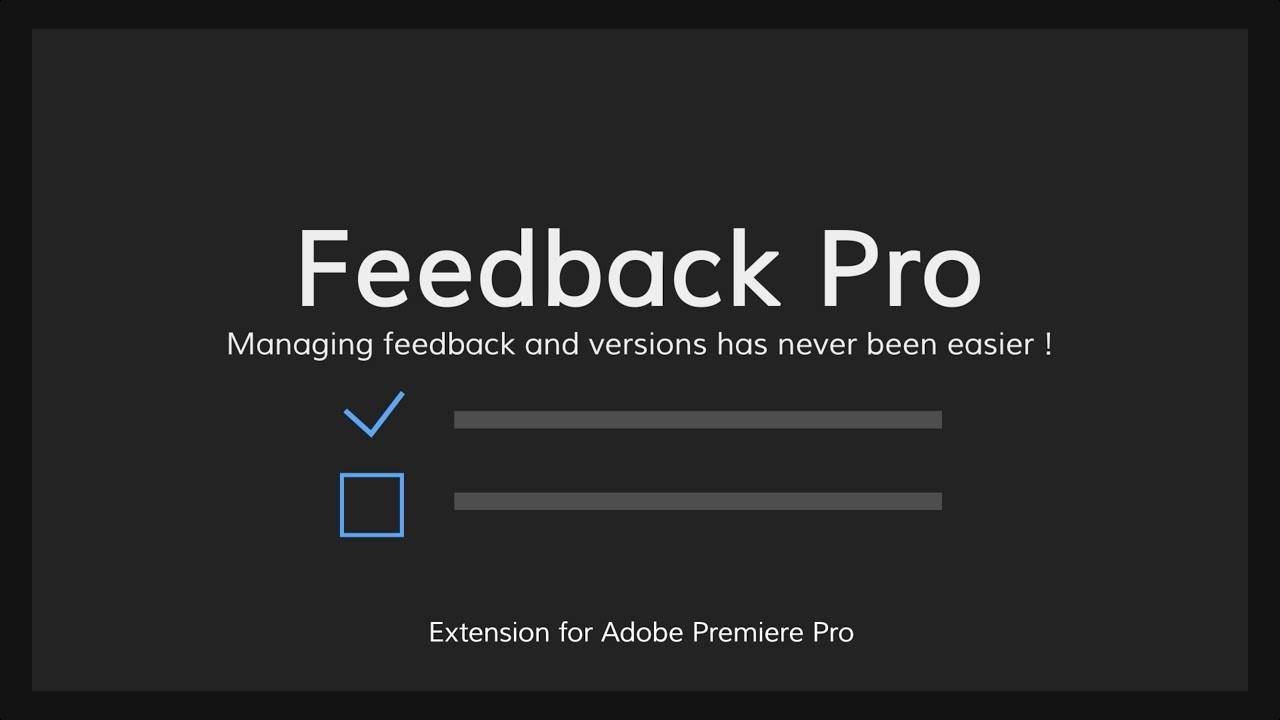 Feedback Pro