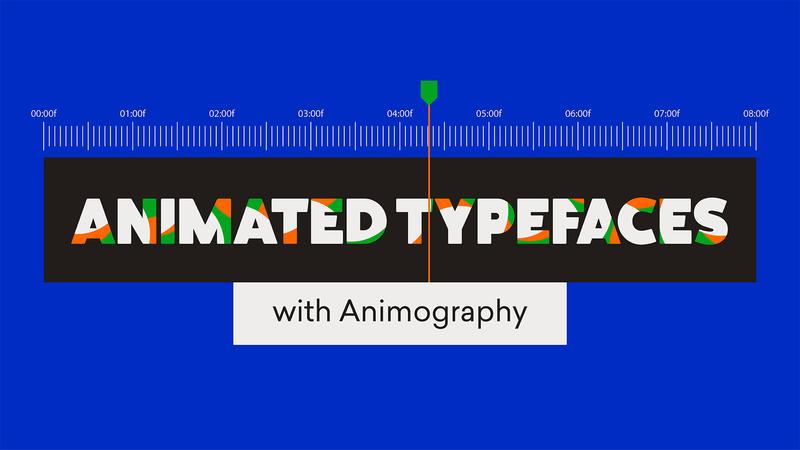 Motion Design School - Animated Typefaces with Animography