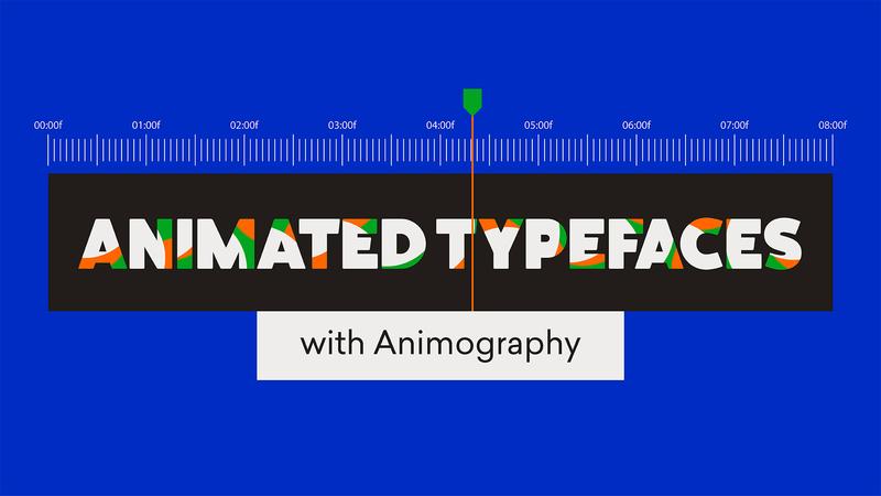Motion Design School - Animated Typefaces with Animography