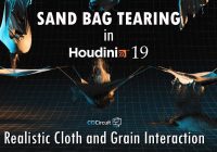 CGCircuit - Sand Bag Tearing in Houdini