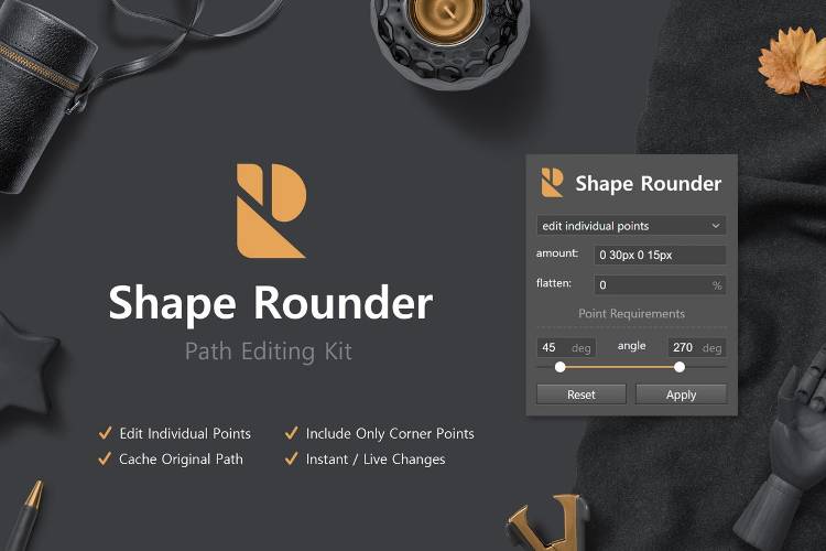 Shape Rounder - Path Editing Kit