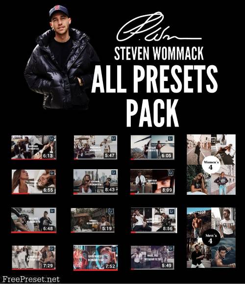 Steven Wommack - All Filter Presets + Youtube