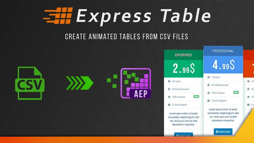 Express Table