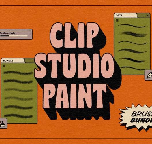 True Grit Texture Supply - Clip Studio Paint Brush Bundle Free Download TGTS - CSP Bundle