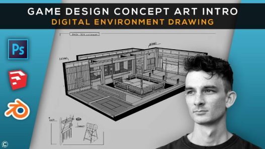 Game Design Concept Art Intro Digital Environment Drawing
