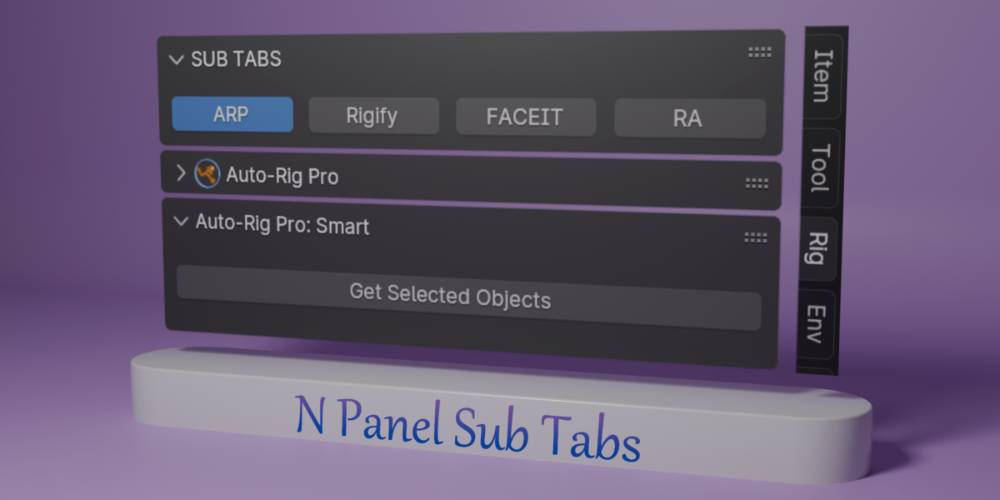 N Panel Sub Tabs