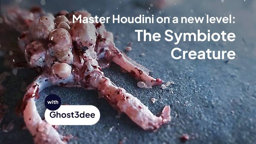 Motion Design Academy - Mastering Houdini on a new level The Symbiote Creature