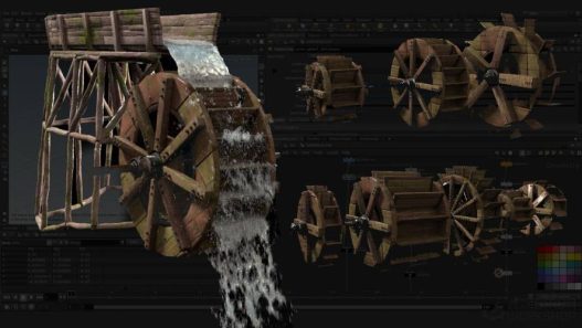 The Gnomon Workshop - Create a Procedural Waterwheel Simulation in Houdini