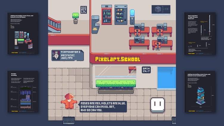 Udemy - Pixel Art Mastery Course Beginner To Pixel Art Professional