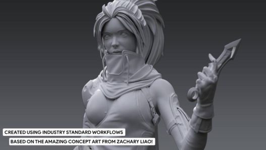 FlippedNormals – AAA Game Character Creation Course Part 1 High Poly Free Download