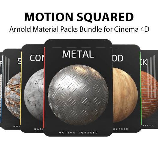 Motion Squared - Arnold Material Packs for Cinema 4D Download Motion Squared - Arnold Material Packs for Cinema 4D
