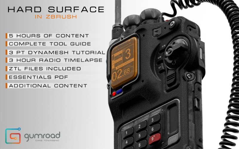 Gumroad - Hard Surface in ZBrush