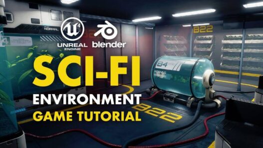 Sci-Fi Game Environment in Blender & UE4