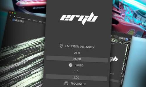 Ergb Streaks Panel for Blender Free Download