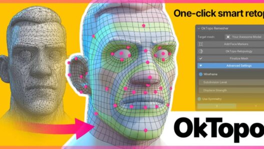 OkTopo Remesher for Blender Free Download