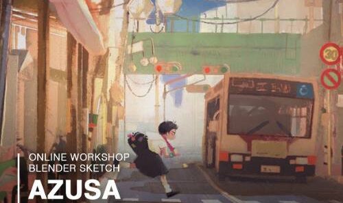 Sketching in Blender with Azusa Tojo Free Download Sketching in Blender with Azusa Tojo