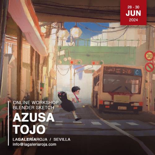 Sketching in Blender with Azusa Tojo