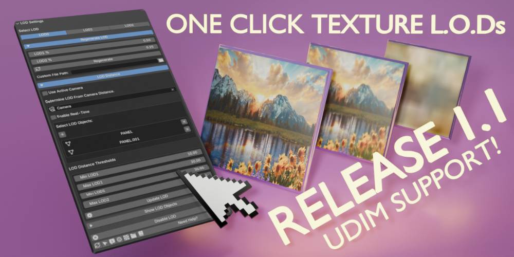 One Click Texture LOD