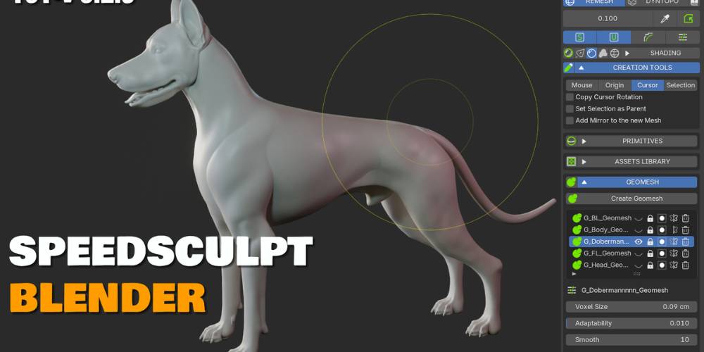 SpeedSculpt 0.34 for Blender Free Download SpeedSculpt