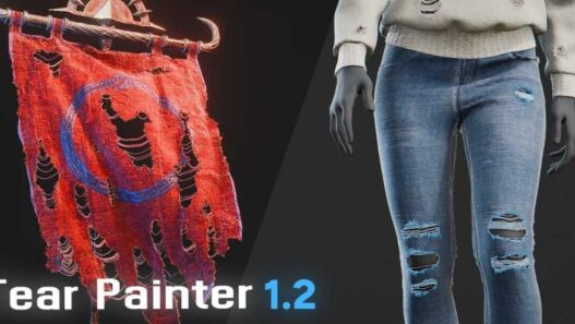 Tear Painter v1.2 for Blender Free Download Tear Painter