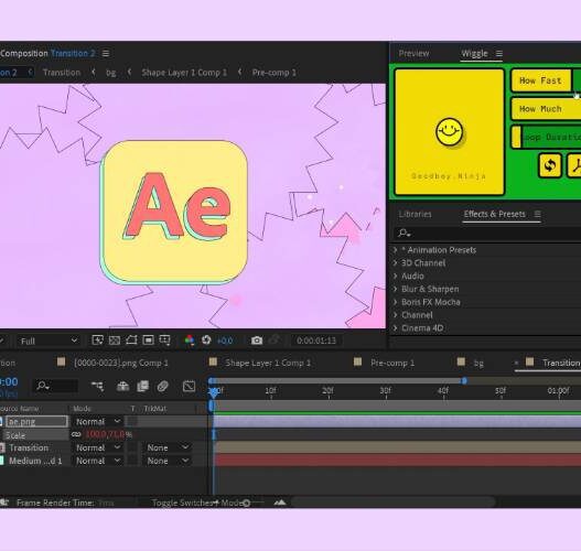 Wiggle Pro by Good Boy Ninja for After Effects Full Version Free Download Wiggle Pro