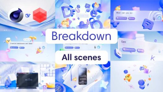 Gumroad - Full breakdown of the 3d motion video DeepSeek in Cinema 4D Redshift