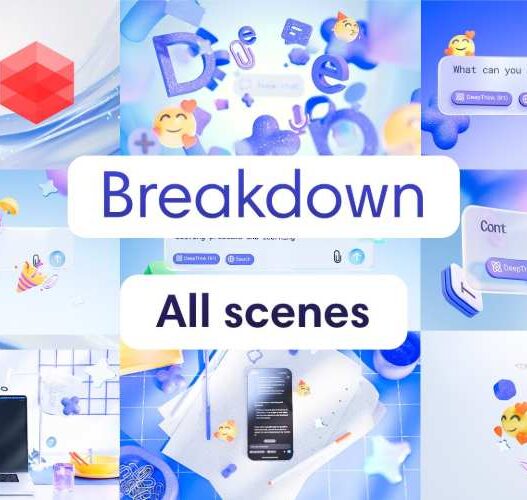 Gumroad - Full breakdown of the 3d motion video DeepSeek in Cinema 4D Redshift