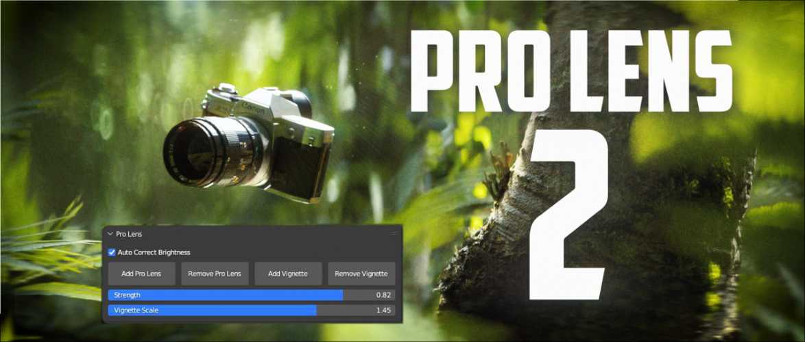 Pro Lens 2 v2.2 Addon for Blender Full Version Free Download Pro Lens
