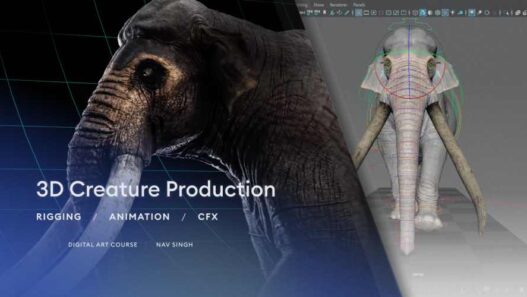 3D Creature Production Rigging, Animation, CFX